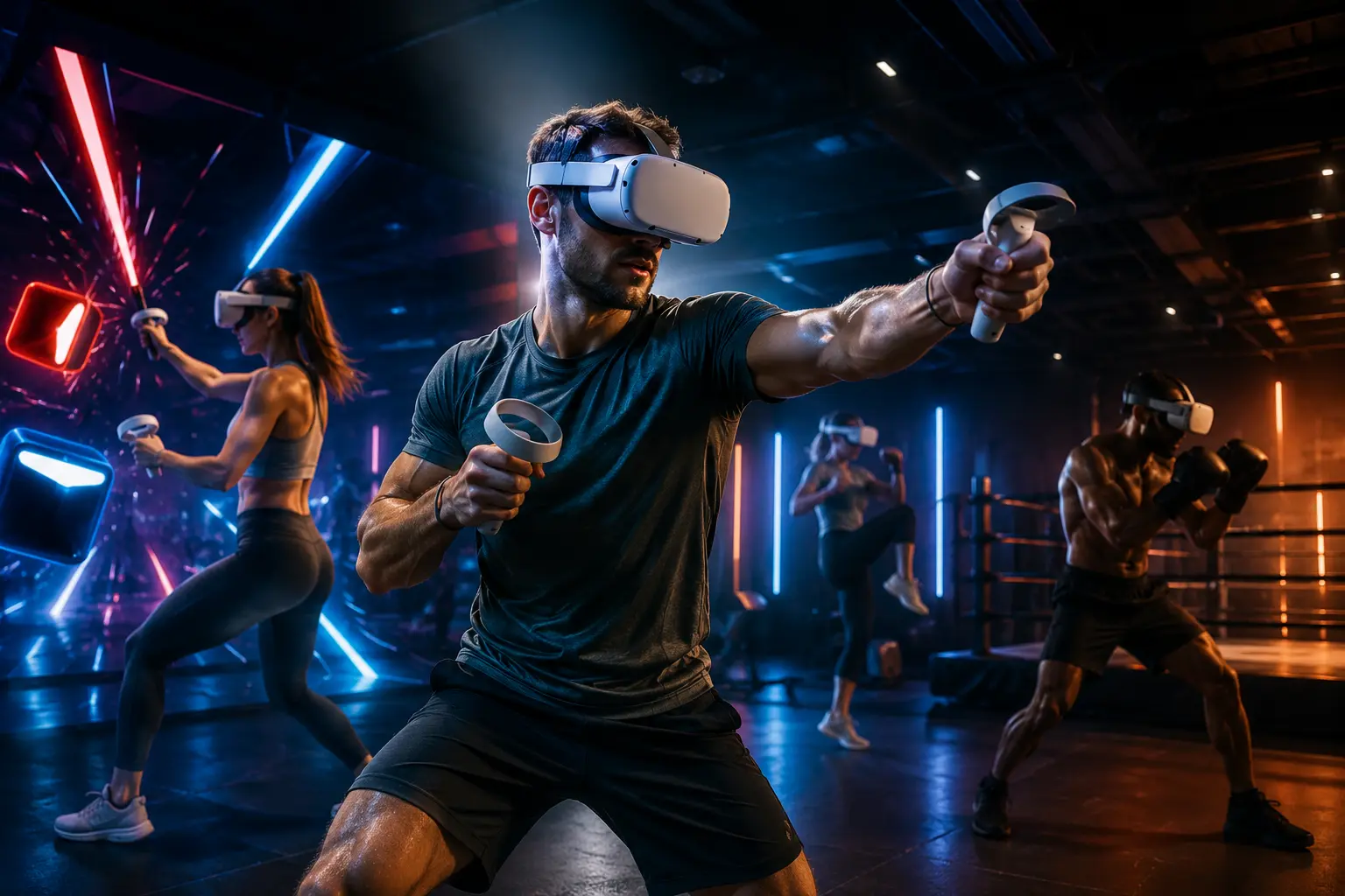 VR fitness treening ja VR sportimine. Mängi jalgpalli oma elutoas virtuaalreaalsuses virtuaalprillidega.