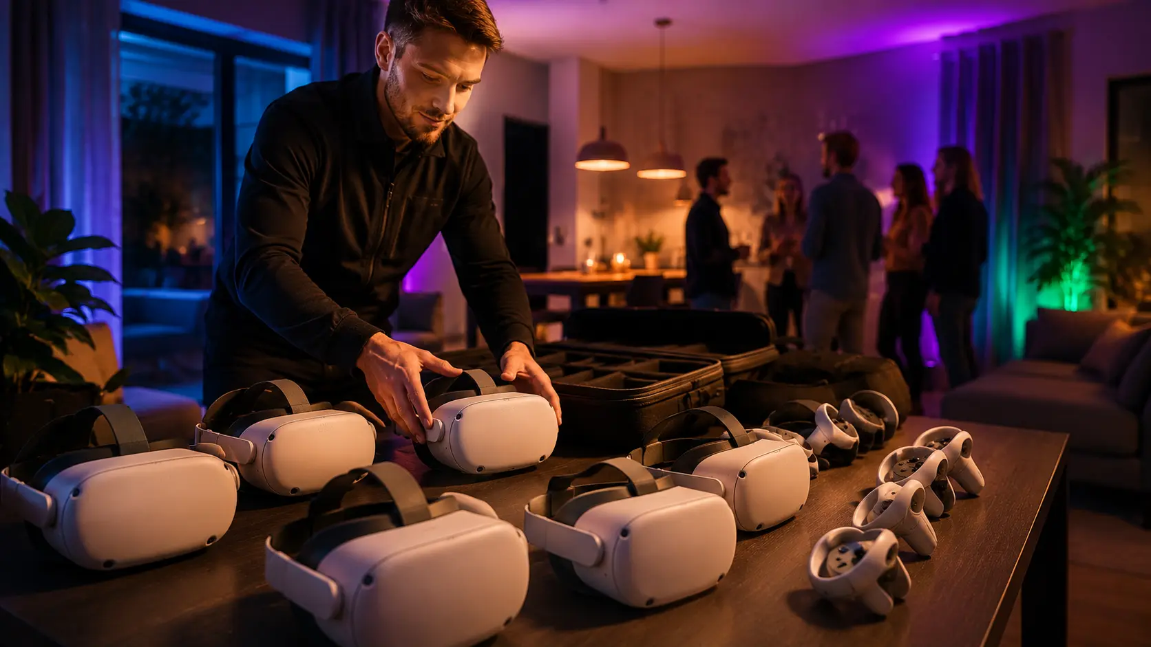 Rent Extreme VR mobiilne teenus — seadistus firmaüritusele
