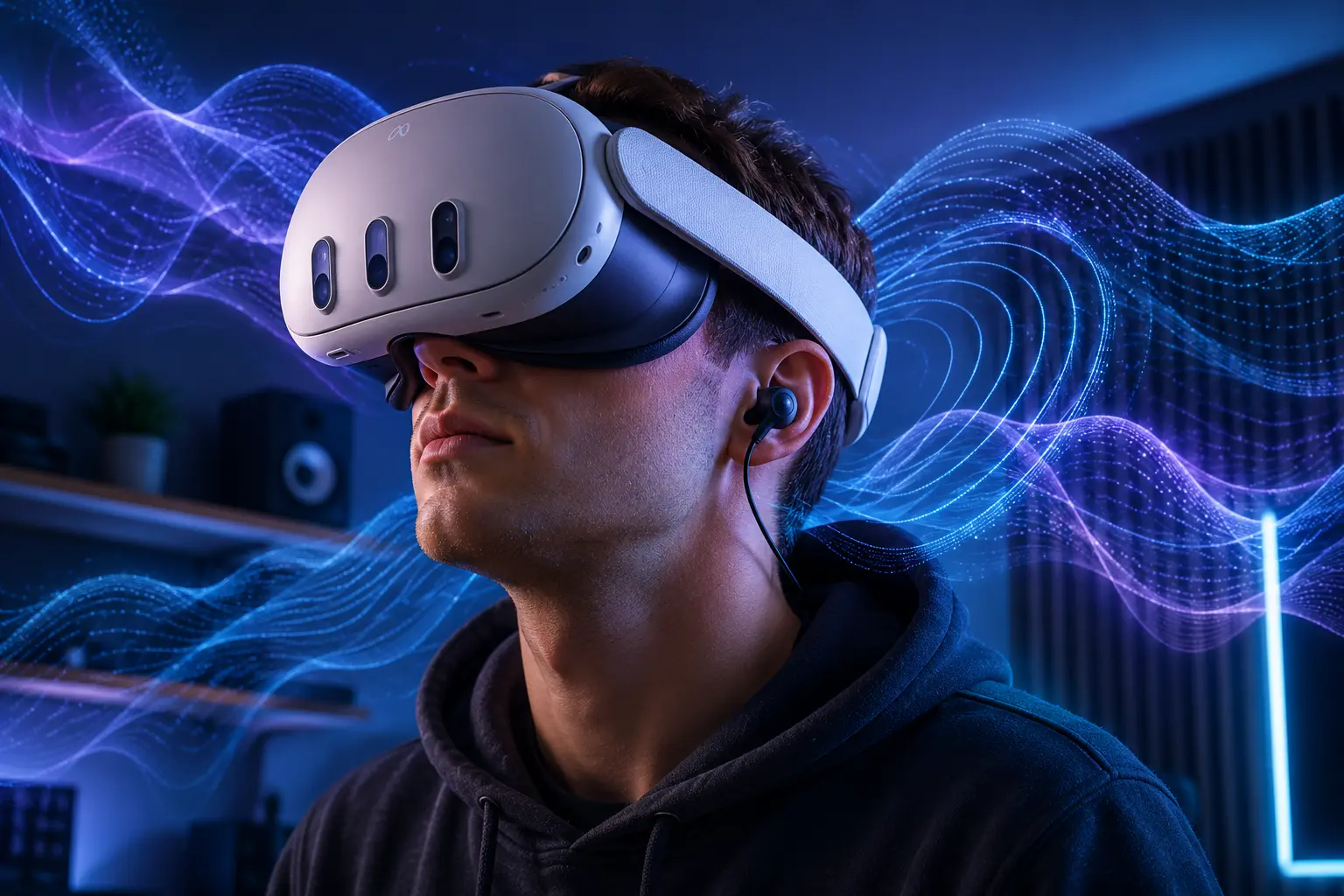 VR kõrvaklapid ja heli – earbuds, headset ja USB-C audio lahendused. Ruumiline heli ja parem immersioon VR kasutamisel.